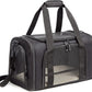 Cat Carrier Dog Carrier Pet Carrier Cat Bags for Small Medium Cats Dogs Puppies of 15 Lbs,of Airline Approved Small Dog Bag Soft Sided,Collapsible Travel Puppy Carrier(Large, Black)