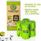 PLANET POOP Home Compostable Dog Poop Bags on Refill Rolls, 60 Un-Scented Pet Waste Bags, Thick Leakproof Plant-Based Doggy Bag, Cat & Dogs Supplies