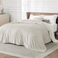 Bedsure Fleece Blanket California King Size Linen - Lightweight Plush Fuzzy Cozy Soft Bed Blankets, 102x96 inches