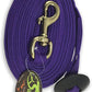 Southwestern Equine Lunge Line for Horses Cotton Horse Lunge Line with Bolt Snap & Rubber Stop (Purple, 24')