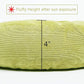 Tiita Round Chair Cushions 22"x22" Indoor/Outdoor Floor Pillows Cushion for Patio Furniture Seat Pads Meditation Pillow for Yoga Living Room Sofa Balcony Set of 2, Green