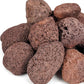 Mr. Fireglass Lava Rock Granules, Large Red Volcanic Lava Rock for Fire Bowls, Fire Pits, Gas Log Sets, Indoor or Outdoor Fireplaces - 10 Pounds (2.75"-5")