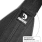 DMoose Fitness Hanging Ab Straps for Pull Up Bar & Core Strength Training - Soft Padded Exercise Straps for Ab Swing & Leg Raises, Hang Bar Strap with 2 Steel Carabiners - Abs Equipment for Home & Gym