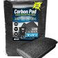 Aquarium Carbon Pad - Cut to Fit Carbon Infused Filter Pad Media for Crystal Clear Fish Tank and Ponds (18 Inch Width, 72 Inch Long)