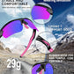 Polarized Sports Sunglasses for Men Women,UV400 Protection Sunglass for Running Cycling Fishing Hiking TR90