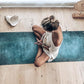 YOGA DESIGN LAB | The Combo Yoga Mat | 2-in-1 Mat+Towel | Eco Luxury | Ideal for Hot Yoga, Power, Bikram, Ashtanga, Sweat | Studio Quality | Includes Carrying Strap!