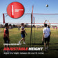 PowerNet Four Square Volleyball Net, Fun New Game, Play at The Park or Beach, 2 Versions