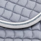 HORZE Adepto Quilted Quick-Dry Dressage Saddle Pad for Horses with Two-Tone Trim