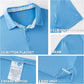 Mens Polo Shirts Short Casual Solid Stylish Dry Fit Performance Designed Collared Golf Polo Shirts for Men