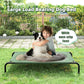 Simple Trending Raised Dog Bed for Large Dogs, Waterproof XL Dog Cot, Outdoor Cooling Elevated Pet Bed Load 200lb, 47.75" x 30.5", Green