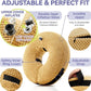 Inflatable Dog Cone Collar - Dog Neck Donut Cone Collar Alternative After Surgery - Soft Cone for Large Medium Small Dogs Cats - Alternative Recovery E Collar (Yello, S)