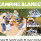Large Picnic Blanket Outdoor Law Park Grass Patio Mat Manta Para Soft Car Travel Essentials Road Trip Summer Vacation Stuff Outside Accessories Roadtrip Camping Gear Rv Must Haves Glamping Tent Gadget