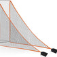 1/2PCS Golf Shank Net Attachment for Golf Hitting Nets with Sandbag, 7 * 7FT/7 * 10FT Golf Barrier Side Net,Golf Practice Hitting Net Barrier Net for Golf, Baseball, Hockey, Soccer (Black/Red