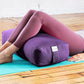 Sol Living Yoga Bolster Pillow Rectangular Meditation Cushion Cotton Meditation Accessories for Restorative Yoga Meditation Pillow Yoga Pillow Firm Body Pillow Bolster Pillow for Legs Removable Cover