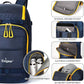 Unigear Ski Boot Bag, 50L Ski Boot Travel Backpack for Ski Helmet, Goggles, Gloves, Skis, Snowboard & Accessories (Blue)