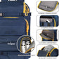 Unigear Ski Boot Bag, 70L Ski Boot Travel Backpack for Ski Helmet, Goggles, Gloves, Skis, Snowboard & Accessories（Blue）