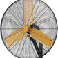 30 inch Oscillating High Velocity Wall Mount Fan, 8550 CFM Industrial Heavy Duty Metal Wall Fans, 3 Speeds, Adjustable Height and Tilt, Commercial Shop Fan for Garage, Workshop