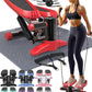 Nordic Lifting Mini Stepper Machine – Stair Climber w/Resistance Bands & LCD – Home Workout Stepper