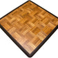 Big Floors 3X3OAKFLOOR Interlocking Lightweight Plastic Modular Dance Floor Kit (3' x 3'), Oak, 21 Piece