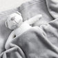 Bedsure Bedding Fleece Blanket for Girls and Boys - Soft Cozy Cute Small Throw Blankets for Travel, 43x55 Inches, Light Grey