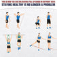 Exercise Resistance Bands for Working Out Set of 5 for Women and Men, Stretch Bands for Exercise, Physical Therapy, Arms Legs Workout, Stretching, Home Fitness