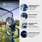 BATA Baseball Wheel Pitching Machine, Youth and Adult Automatic Pitch Machine for Baseballs, Practice Training Equipment
