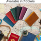 HIFA Leather Passport Holder, Handmade Passport Cover with Card and Ticket Slot - Genuine Leather, Elegant Design, Easy Access - Passport Case, Passport Wallet, Passport Holder