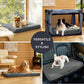 Bedsure Self Warming Dog Bed for Medium Dogs - Orthopedic Waterproof Puppy Beds with Removable Washable Cover, Egg Crate Foam Pet Mat, Suitable for Pet Up to 35 lbs