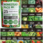 HOME GROWN 𝗨𝗦𝗔 𝗣𝗥𝗘𝗠𝗜𝗨𝗠 25 Heirloom Vegetable Seeds 12,000+ 𝗡𝗢𝗡-𝗚𝗠𝗢 Survival Garden Seeds Kit, High Germination Tomatoes Carrots Beans Kale Peppers, Giftable Indoor Outdoor Planting Set
