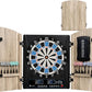 MD Sports Dartboard Cabinet Multiple Styles Electronic Dartboard With Digital X/O Cricket Scorekeeping and Dart Set, Perfect for Cricket Games