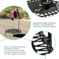 Upper Bounce Mini Workout Trampoline with Adjustable T-Shaped Handrail – Hexagonal Rebounder Trampoline for Kids & Adults – Fitness & Recreational Trampolines, Supports up to 220 lbs.