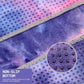Eunzel 2 Pack Yoga Towel,Hot Yoga Mat Towel with Grip Dots Sweat Absorbent Non-Slip for Hot Yoga, Pilates and Workout 24" x72，Purple & Blue (2 Pack)