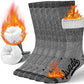 Alvada Merino Wool Hiking Socks Thermal Warm Crew Winter Boot Sock For Men & Women 3 Pairs
