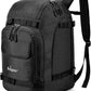 Unigear Ski Boot Bag Backpack for Helmet 50L/70L, Goggles, Gloves, Skis, Snowboard & Accessories (Black)