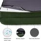 Bedsure XL Orthopedic Dog Bed for Extra Large Dogs - Washable XLarge Dog Cat Bed Waterproof, Comfort Dogs Couch Sofa with Washable Removable Cover, Pet Bed with Nonskid Bottom, Plush-Green, 42"