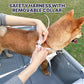 B4 Dog Bathtub Dog Washing Station with Scrubber for Small Medium Dogs Cats, Foldable Dog Tub for Bathing and Grooming, Portable Collapsible Dog Shower Tub, Indoor and Outdoor