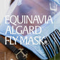 Equinavia Algard Soft Mesh Horse Fly Mask with Ear Protection and 45 UPF Rating | No Eye Irritation & UV Protection - Light Blue - Warmblood