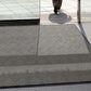 WaterHog Diamond | Commercial-Grade Entrance Mat with Rubber Border – Indoor/Outdoor, Quick Drying, Stain Resistant Door Mat (Grey, 6' x 8')