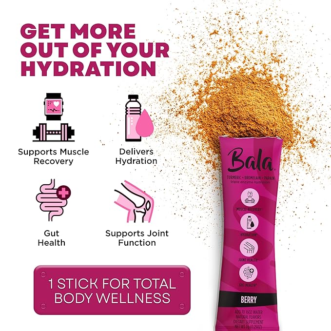 Bala Enzyme Sugar-Free Drink Mix Powder - Berry 0.25oz (8 Count)