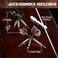 Barrington Dartboard Multiple Styles Pre-Assembled Wood Dartboard Cabinet Collection with 18” Bristle Dartboard & Steel Tip Dart Set, Perfect for Cricket Games