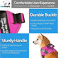 PawPawify Custom No Pull Dog Harness with Name and Phone Number, Heavy Duty Personalized Pet Vest to Prevent Tugging, Pulling, or Choking, Training and Walking (New Pink, L (40-60 LBS))