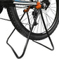 Ibera Easy Utility Bike Stand for 20"-29" - Adjustable & Foldable Bicycle Stand for Storage & Repair - Floor-Mounted & Scratch-Free Alloy Steel Rack - ideal Bicycle Storage for Indoor Garage