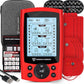 TENS Unit Muscle Stimulator, Electronic PMS Pulse Massager Machine for Shock Physical Therapy, Back Pain Relief, Shoulder Recovery, Red