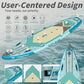 City Park 12'×35" Extra Wide Paddle Board with Seat, One-Stop Premium SUP Board Gears, Tailored 5 Fins, Stable Inflatable Stand Up Paddle Boards for Youth/Adults of All Levels