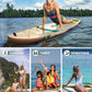 Bigfly Inflatable Stand Up Paddle Board 11’*34”*6”, Blow Up Paddle Board for Adults,with Detachable Fins, Pump, Floating Paddle, Safety Leash,Backpack