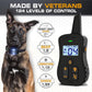INVIROX Dog Shock Collar [Ultra K9] 124 Training Levels, 4 Powerful Modes with Night-Light and ¾ Mile Range 100% Safe Dog Training Collar for Large Dogs IP67 Waterproof (Black)