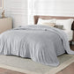 Bedsure Fleece Blanket California King Light Grey - Lightweight Plush Fuzzy Cozy Soft Bed Blankets, 102x96 inches