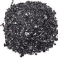 TWINKLING High Luster Fire Glass Gravel Stone Glitter,Broken Glass,Fire Gems Chips,Crushed Glass for Fire Pit Crafts Resin Art Aquarium Garden Decoration,3-6mm,1-Pound Jar (Black)