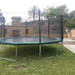 Happy Trampoline Round Trampolines 14 FT, 15 FT, 16 FT - ASTM Approved - Outdoor Gymnastic Trampolines for Adults and Kids with Net Enclosure