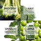 ESW Beauty Green Reset - Anti-Aging Raw Juice Face Mask (6-Pack) - Revitalizing with Kale, Spinach, Broccoli & Apple for Mature Skin - Boosts Collagen & Reduces Wrinkles